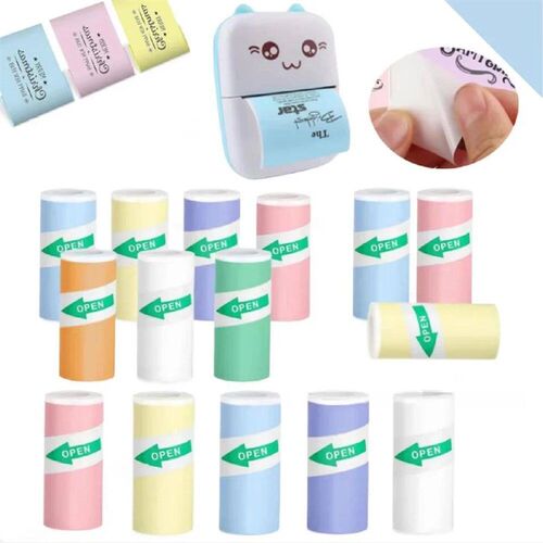 Colorful Label er 57*25MM Self-adhesive Roll Paper Label er