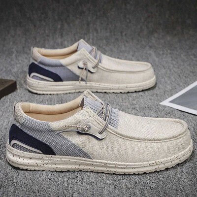 Plus Big Size    Men Fashion Casual Dude Shoes Canvas Shoes