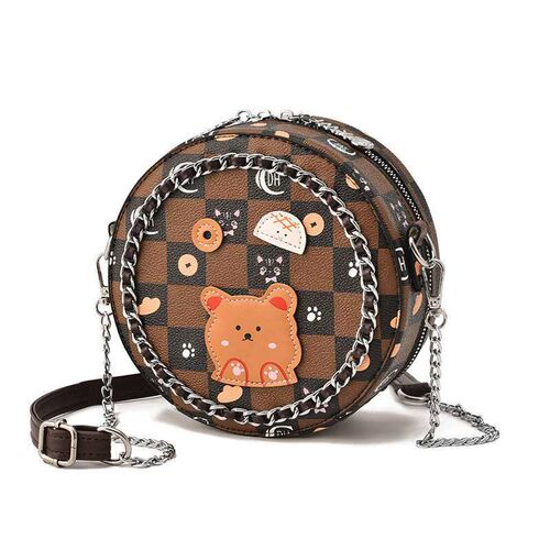 Small Bag Womens New Summer Mini Round Bag Textured Fashion