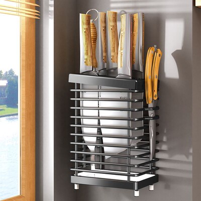knife holder 304 stainless steel household kitchen multifunc