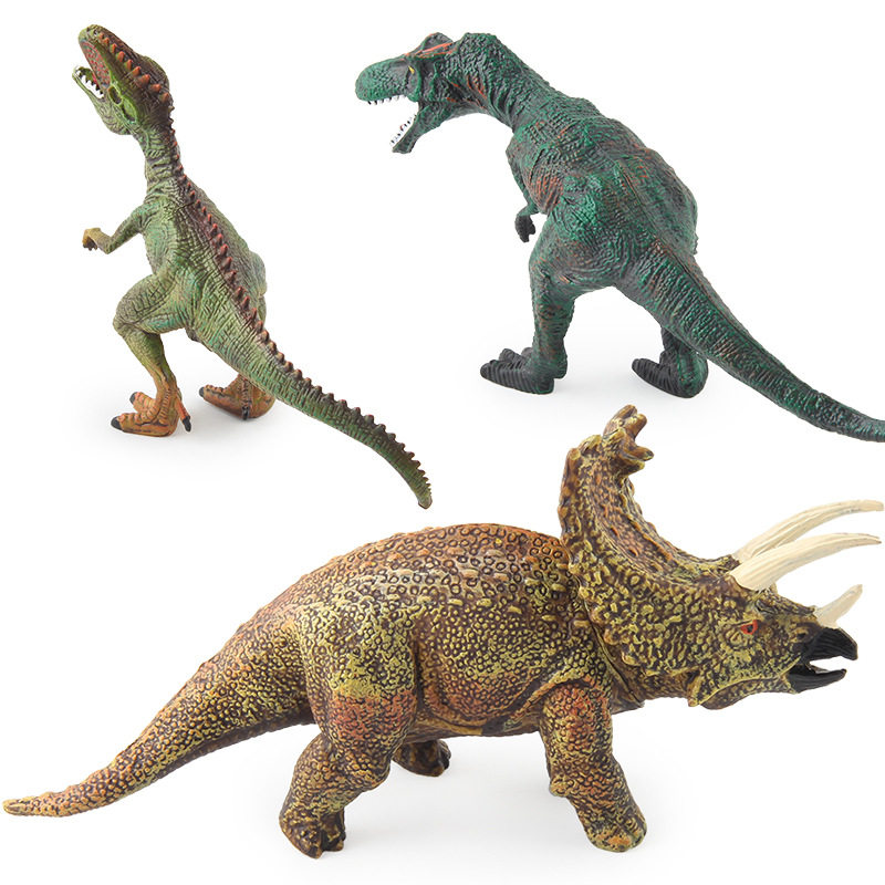 Simulation Dinosaur Model Toy Movable Jaw Allosaurus Dinosau - 实物图