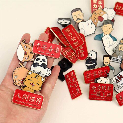 Ins tendy Super Cute Cartoon Character Brooch Girls Accesso