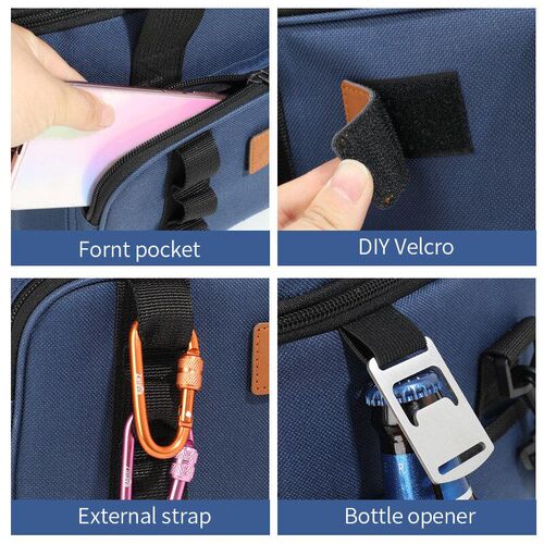 Large Capacity Collapsible Cooler Bag Insulated Picnic Lunch