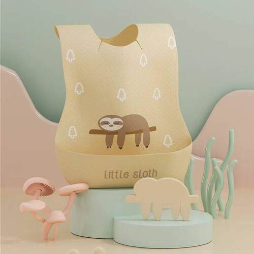 Waterproof Adjustable Food Feeding Supplies Non-Silicone Bab