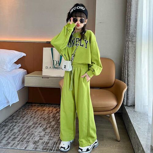 Girls Autumn Suit New Stylish Fashionable Childrens Loose C