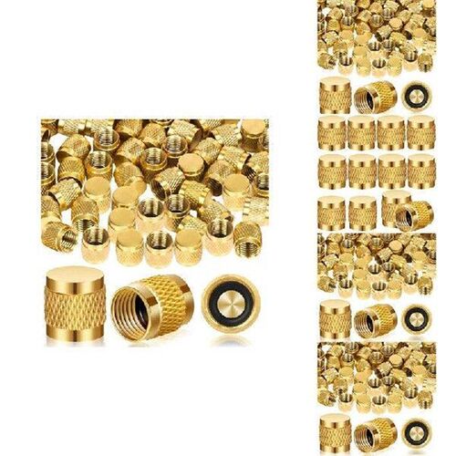 1/4 Flare Cover, Round Brass With Neoprene O-Ring Seal,