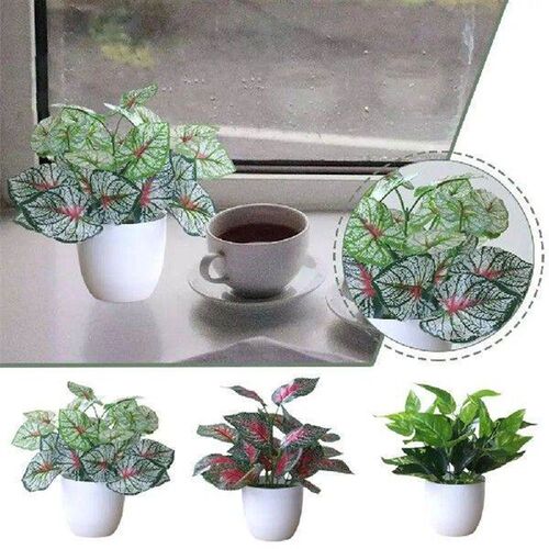 1pc Artificial Foliage Plant Pot Bonsai Party Mall Office