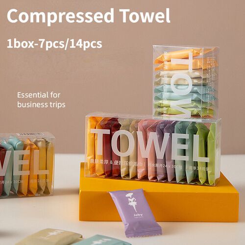 Disposable Compressed Towel Set Travel Towels Non-woven