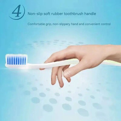 Clogate 6pcs Adult Soft Bristle Toothbrush Whitening Oral Hy