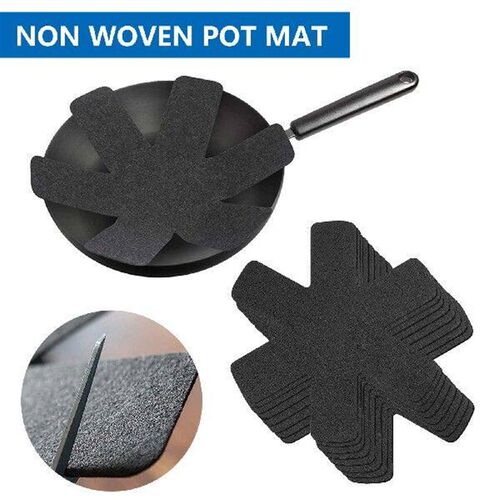 8Pcs Pot Dividing Protector Non Scratch Hot Pot Mat