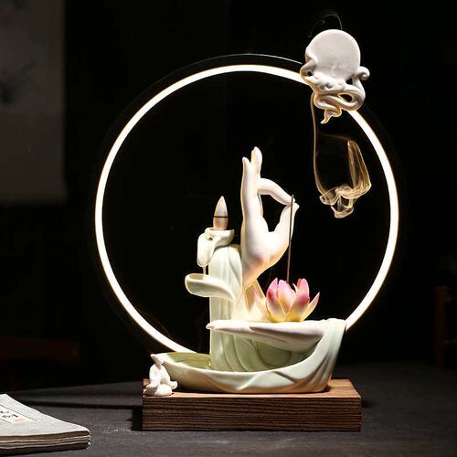 New Backward Incense Censer Bergamot Ornament Lamp Ring Hous