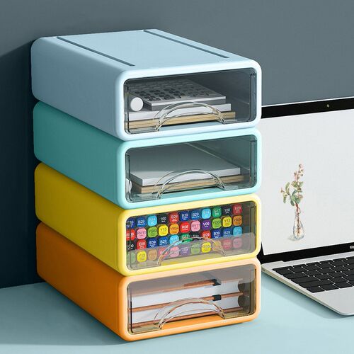 New Desk Storage Drawers Organizer Document Sundries Box Cos