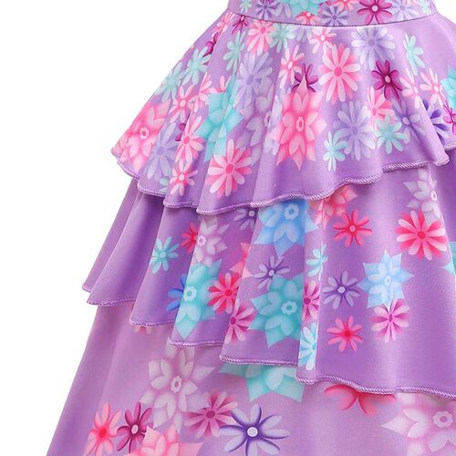 Girls Encanto Costume Princess Dress Suit Charm for Girls Co