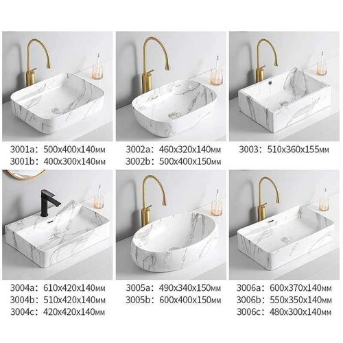 Table basin wash basin ceramic wash basin marble pattern was