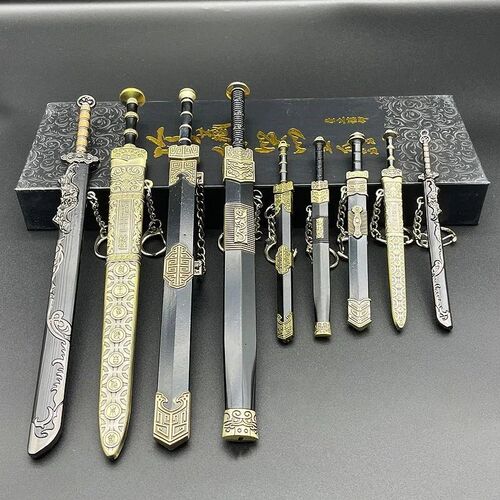 New Fake Sword Miniatures Retro Mini Knives Metal Prop Chine