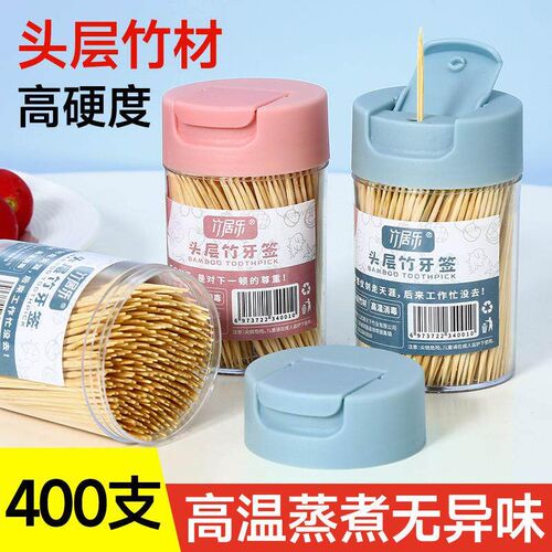 400 Count Toothpicks - Home-use Disposable Toothpicks, Fruit