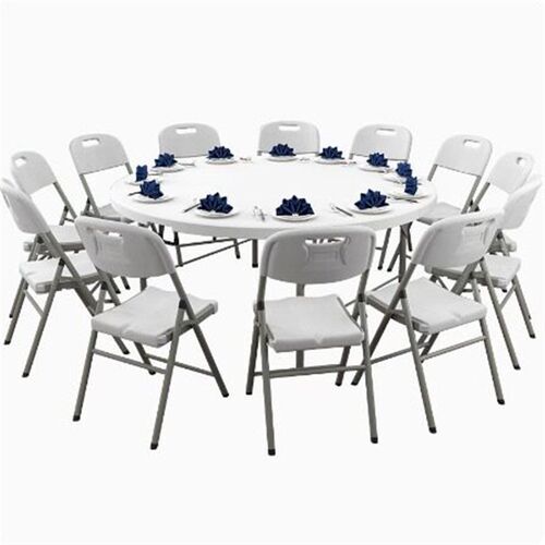 Folding Dining Table Modern Simple Round Table Plastic Multi