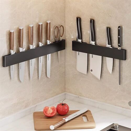 Stainless Steel Knife Rack Kitchen Knife Holder Wall-mounted