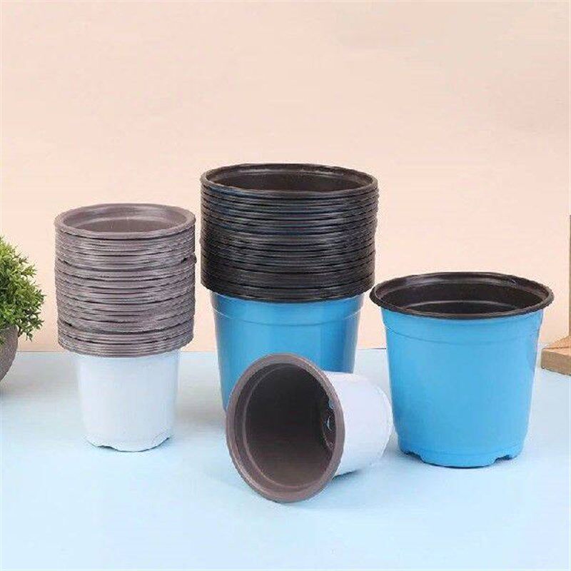 10PCS Home Plastic Flowerpot Cultivation For Succulent - 实物图