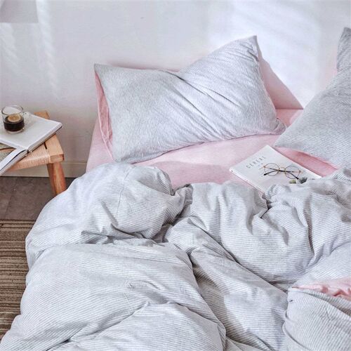 Good product Tianzhu cotton four-piece knitted cotton stripe