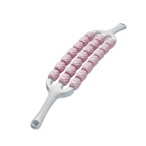 Yoga Muscle Relief Massage Roller, Multi-Wheel Flexible Mass