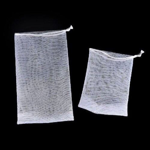 5pcs/lot Bathroom Cleaning Gloves Mesh Soap Bag Foam Mesh