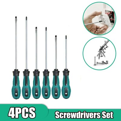 Multipurpose Handle Screwdrivers Set With Magnetic Insulated