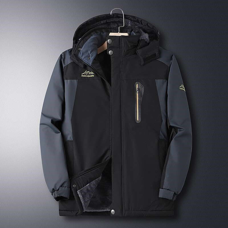 Outdoor Charge Clothes Mens Winter Fleece-lined Thickened J
