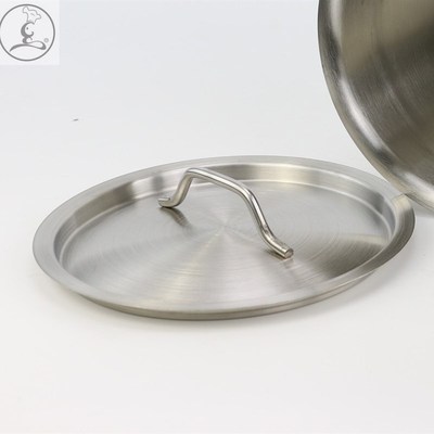 SICHU不锈钢复合底汤桶汤锅盖边炉火锅盖下沉式白钢锅盖耐用桶盖