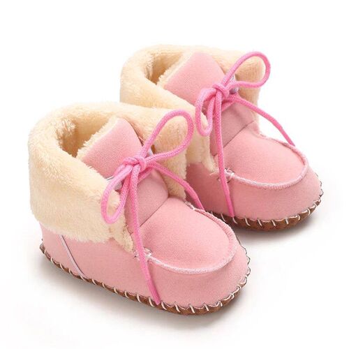 Autumn and Winter Baby Plush Thick Warm Cotton Shoes 0-18 Mo