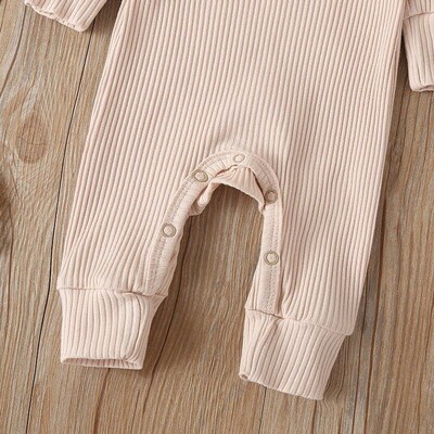 Baby Casual Romper Striped Long Sleeve Onesie for Infant Tod