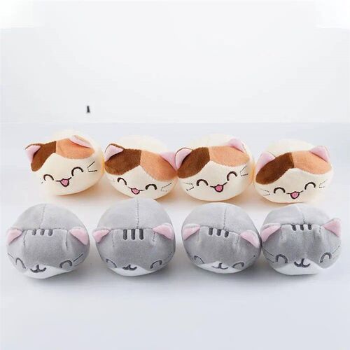 Cute Cat Snack Pillow Pudding Bag Food Toy Mini Animals Ball