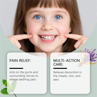 WIIEEY Baby Teething Care Roller Ball - Soothes Teething Dis