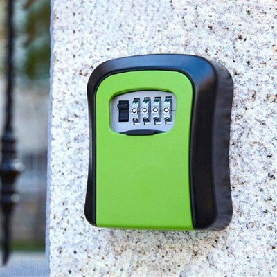 Wall Mount Key Safe Box 4 Digit Combination Password Key