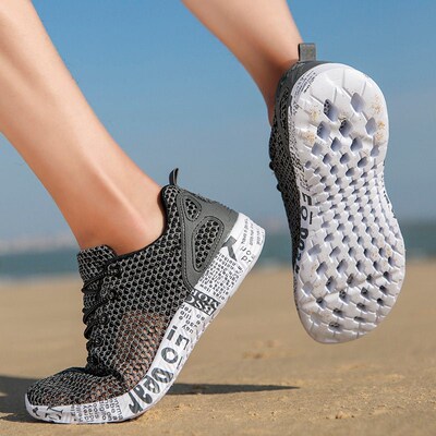 Men Aqua Shoes Breathable rekking Wading Beach Quick Drying