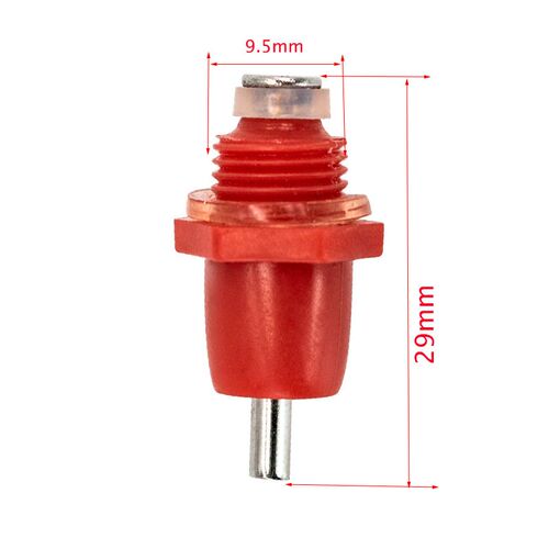 10Pcs Poultry Chicken Nipple Drinker Drinking Fountain Red S