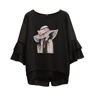 Girl Plus Western New Clothing Chubby Womens Summer Size