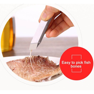 Tweezers for Fish Stainless Steel Tongs For Removing Bones F