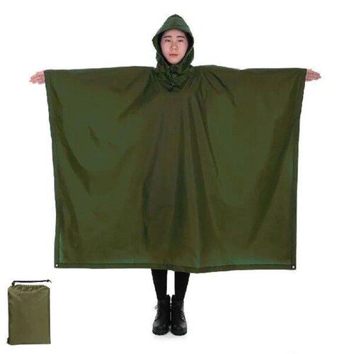 Accessories 3 in 1 Waterproof Tents Hiking Cycling Poncho