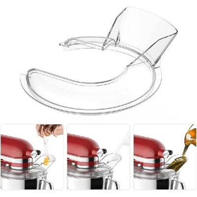 AB39-Pouring Shield For Kitchenaid 4.5-5QT Mixer Bowl And 6