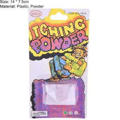4Pcs Purple Helpful Funny Safe Broken Glass Itching Powder