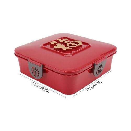 Snack Plate New Year Wedding Fruit Food Tray Dried Storage