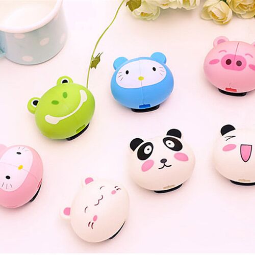 Cute Various Cartoon Animal Head Toothbrush Holders With Wal