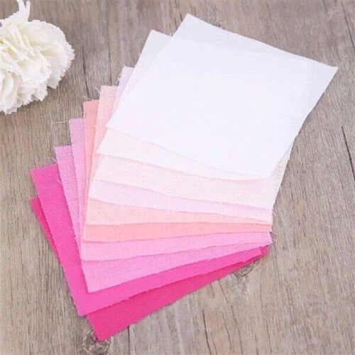 50 Pcs Color Fabric Patchwork Diy Accessories Set Cotton