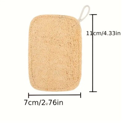 3 Packs Natural Loofah Sponge Bath kitchen/bathroom cleanin