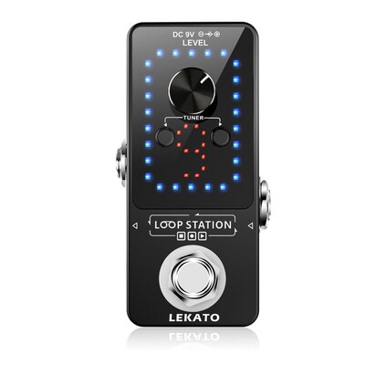LEKATO Guitar Looper 9 Loops 40 Minutes Recording Time Loop