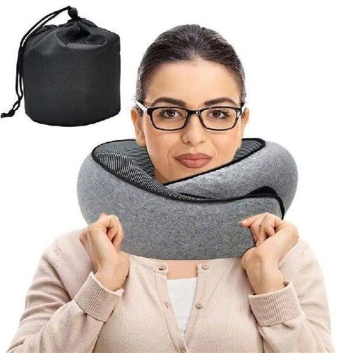 Memory Foam Neck Pillow Cervical Vertebra Travel Portable