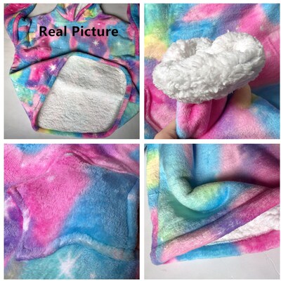 Oversized Family Matching Homewear Plush Fleece Sherpa Blank