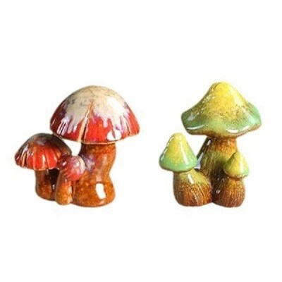 Toilet Bolts Caps Covers 2Pcs Resins Mushroom Designs for