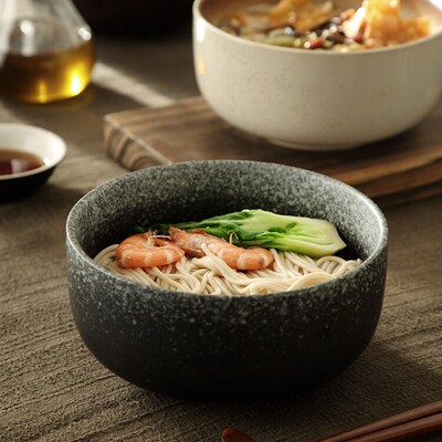 Japanese ceramic bowl commercial large ramen bowl rice bowl